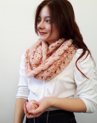 Butterfly infinity scarf