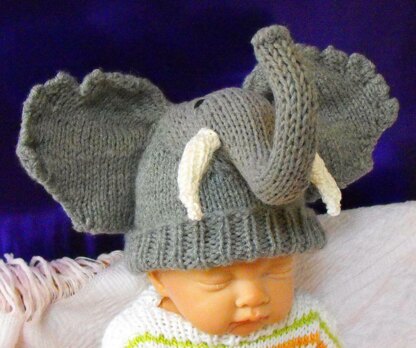 Baby store elephant hat