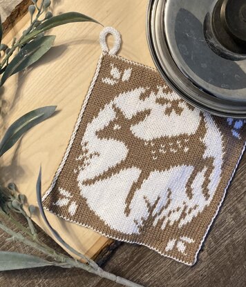 Woodland Fawn Potholder