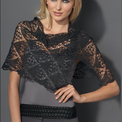 Shawl in Katia Inox Lace - Downloadable PDF