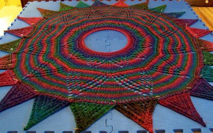 Multi-faceted Shawl (knit in the round)