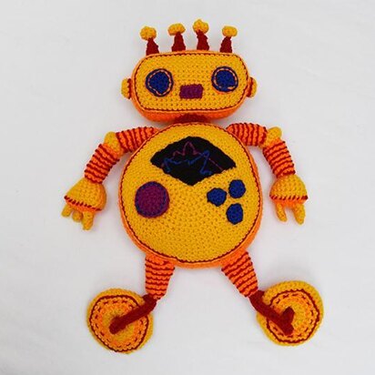 Yellow Robot Amigurumi
