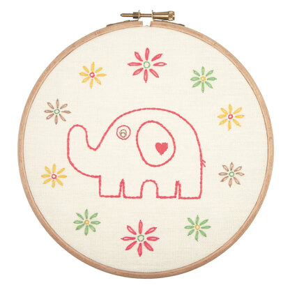 Anchor Mummy Elephant Embroidery Kit