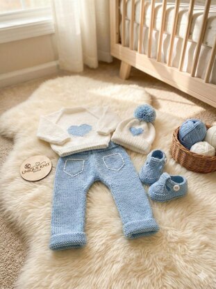 "Camellia" Jeans set