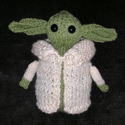 Baby Yoda Lookalike - knitting pattern