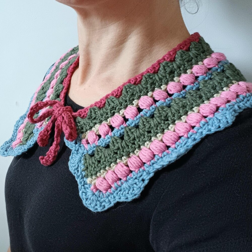 Sugar Puff Delight Collar Crochet pattern by