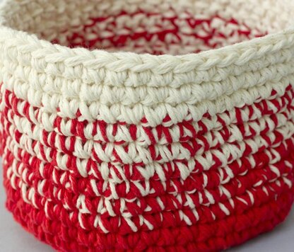 Ombre Crochet Basket