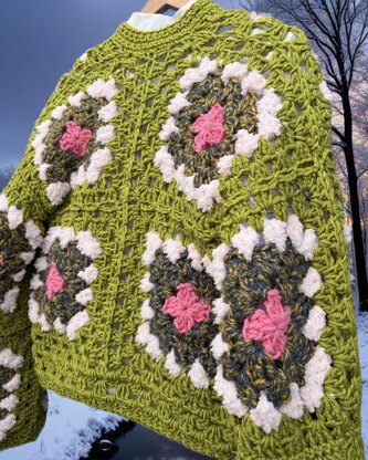Forest Crochet Cardigan