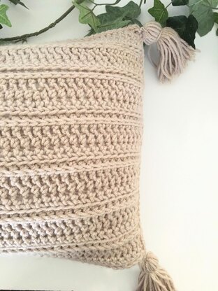 Easy Ribbed Pillow