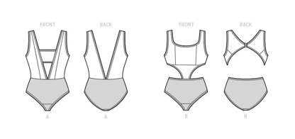 Simplicity Misses' and Women's Swimsuits by Maddie Flanigan S9609 - Paper Pattern, Size All Sizes in One Envelope