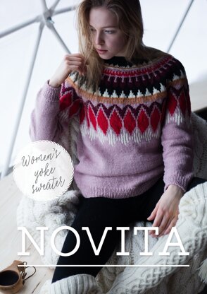 Women's Yoke Sweater in Novita 7 Veljestä and Nordic Wool - Downloadable PDF