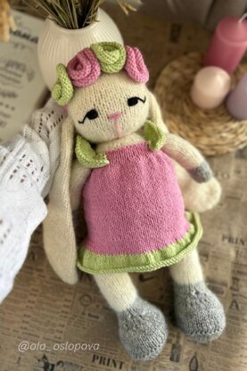 Knitting Bunny Toy Pattern