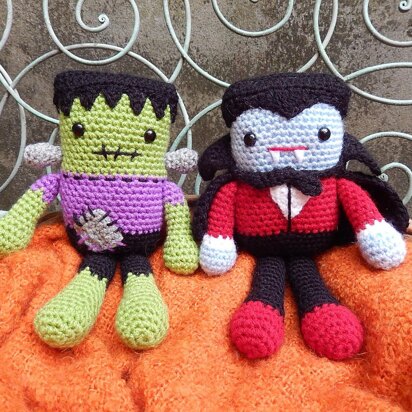 Frankie & Draco Frankenstein's Monster & Dracula