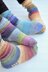 Basic Toe Up Sock in Universal Yarn Bamboo Pop Sock - Downloadable PDF