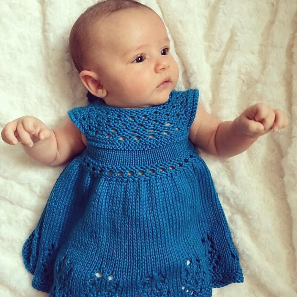 Lilly Rose Dress Knitting pattern by Taiga Hilliard Designs