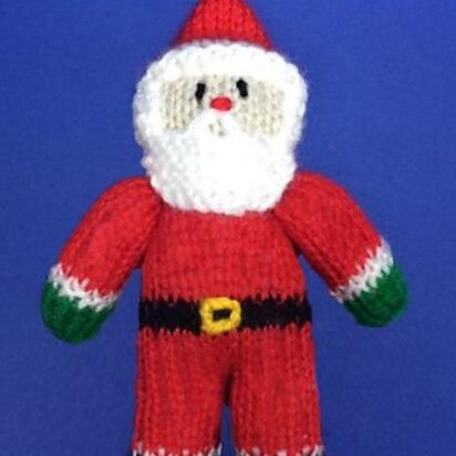Santa Finger Puppet - knitting pattern