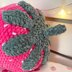 Crochet Strawberry Pillow