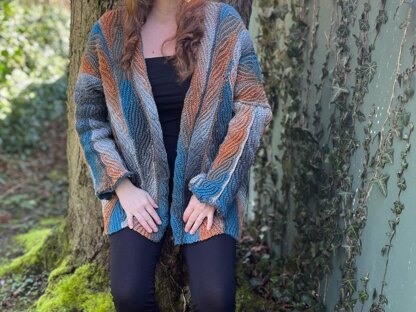 Cardigan "Dancing Leaves"