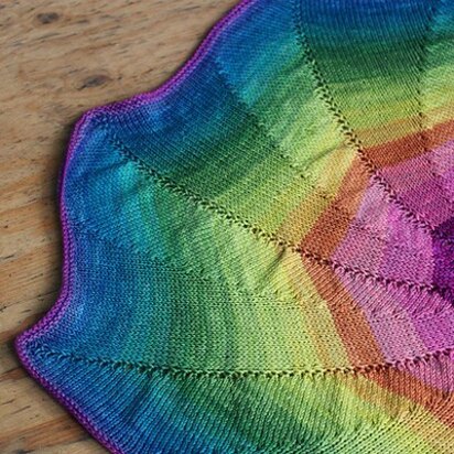 Wonderland Yarns Colorburst Blanket PDF