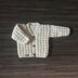 Caleb Baby Cardigan Hat and Booties Set