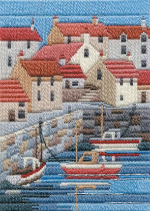 Derwentwater Designs Coastal Summer Long Stitch Kit - 17 x 24cm