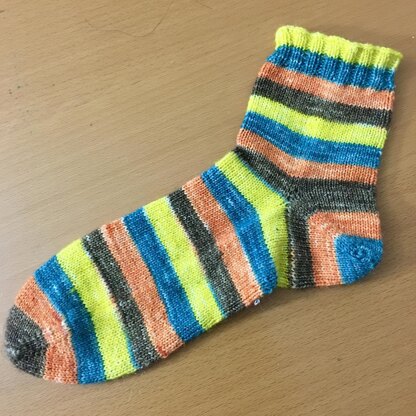 A Krityum Toe-Up Socks Recipe