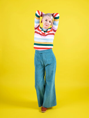 Tilly And The Buttons Jessa Trousers and Shorts Sewing Pattern 1025 - Paper Pattern, Size UK 6-20 / EUR 34-48