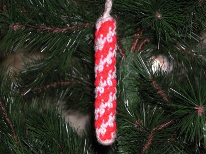 Christmas Candy Cane Stick Ornament C-013