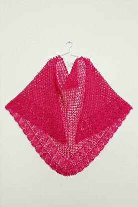 Juicy Fuchsia Shawl