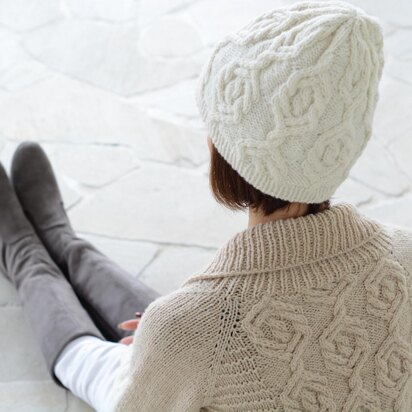 Winter Highway Hat - knitting pattern