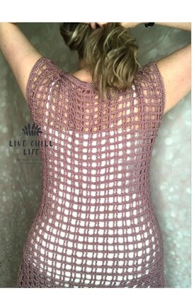 Cherry Blossom Windowpane Tunic