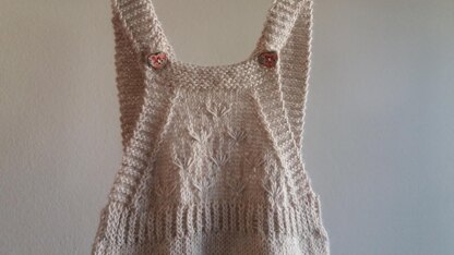 Dandelion Flower Pinafore Dress