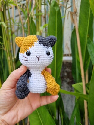 Crochet Calico Kitten, Crochet Calico Cat, Amigurumi Cat Crochet, Crochet Animals, Amigurumi Pattern