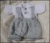 Traditional Shorts & Shirt Set 16-22” dolls/newborn/0-3m baby