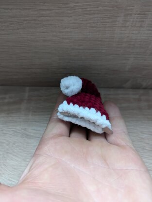 Santa Hat Christmas Amigurumi Accessory