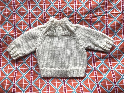 Hearts Ablaze Baby Sweater