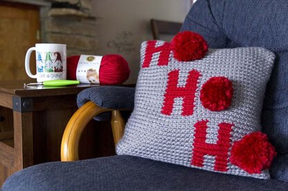 Ho Ho Ho Pillow Cover