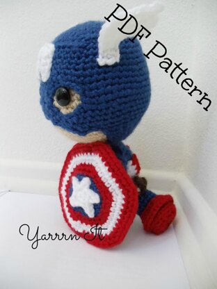 Captain America Sackboy Amigurumi