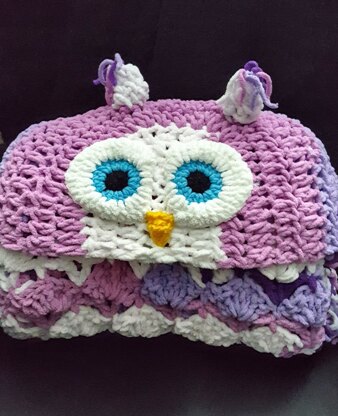 Hooded Owl blanket