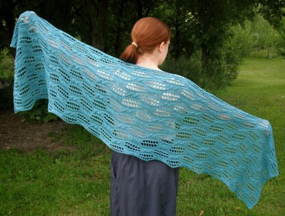 Topsy Turvy Shawl or Scarf