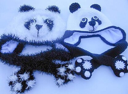 Panda Hat With Paws