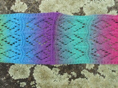 Lacy Northern Lights Scarf