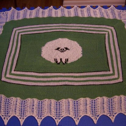 Outstanding in the Field blanket - knitting pattern