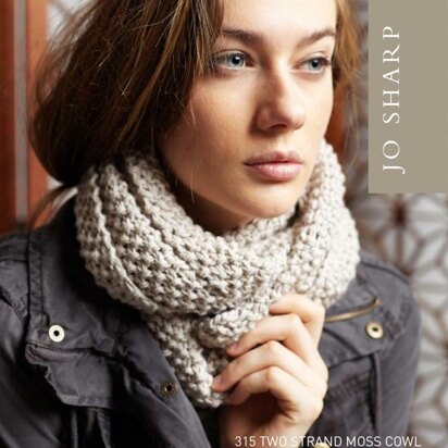 Two Strand Moss Cowl