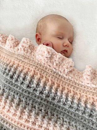 Crochet Baby Blanket for New Born Perfect Present for Baby Shower Really Soft  Baby Yarn 