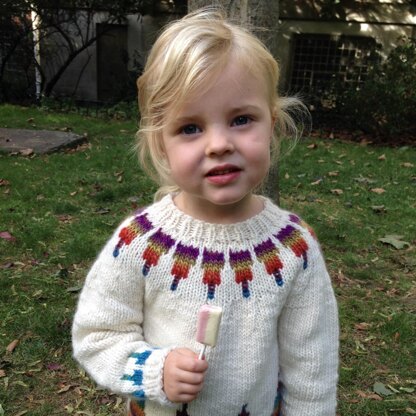 Rainbow Spikes Child Sweater