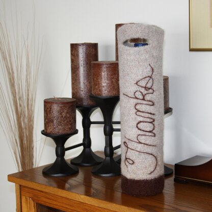 Felted Wine Bottle Gift Bag