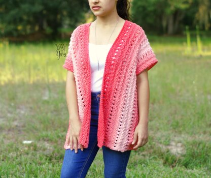 Coral Cardigan