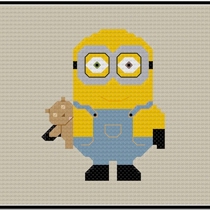 Minion Bob - PDF Cross Stitch Pattern