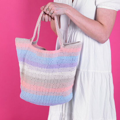 By Your Side Basket Bag - Free Crochet Pattern for Women in Paintbox ...